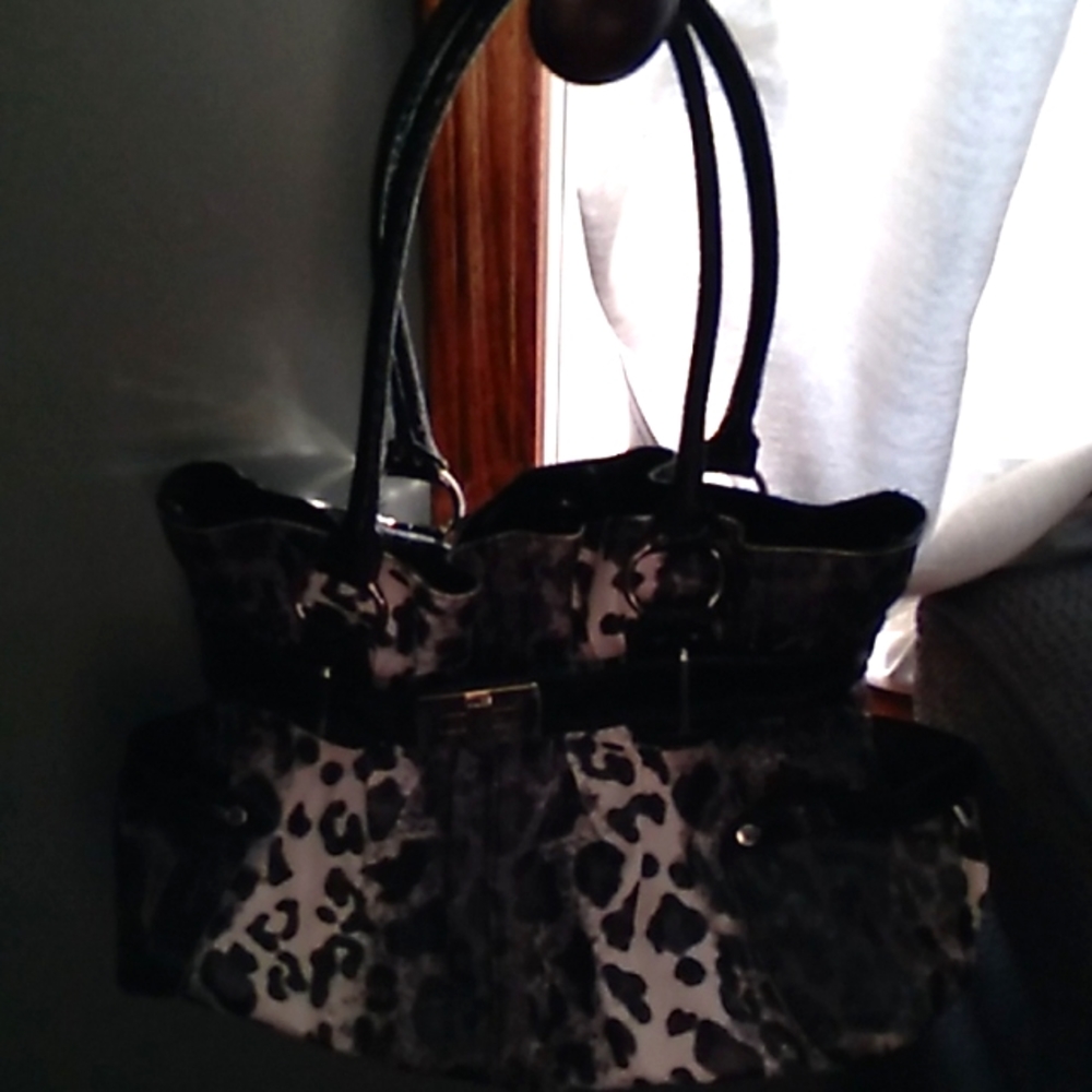 leopard print purse